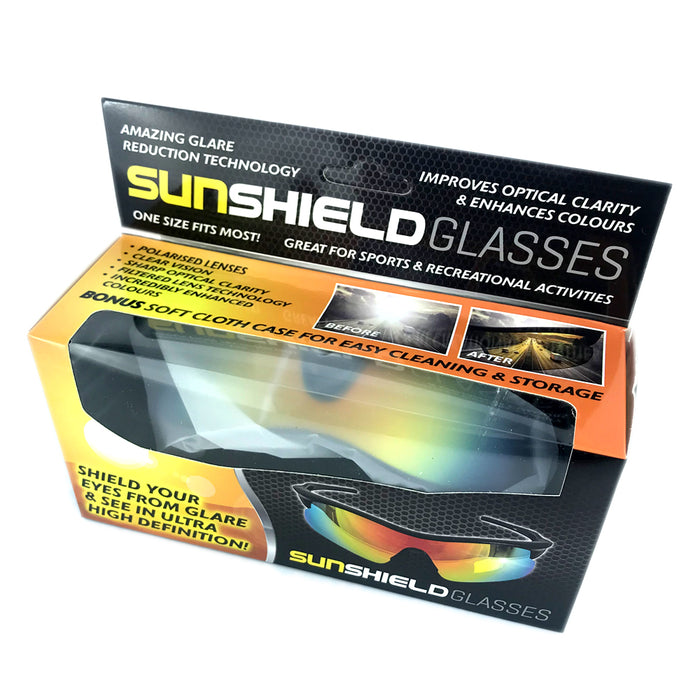 Sun Shield Tac Glasses Standard Compliant UV Protection Polarised