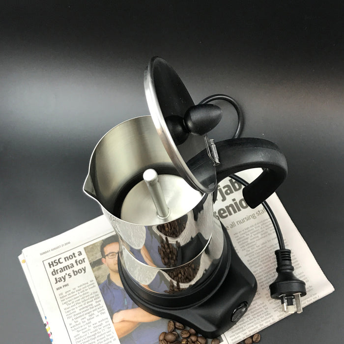 6Cups Electric Espresso Moka Stainless Steel Coffee Maker Italian Classic