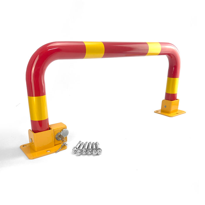 Locker Arch Parking Barrier Fold Down Vehicle Security Car Park Safety Lock AU STOCK
