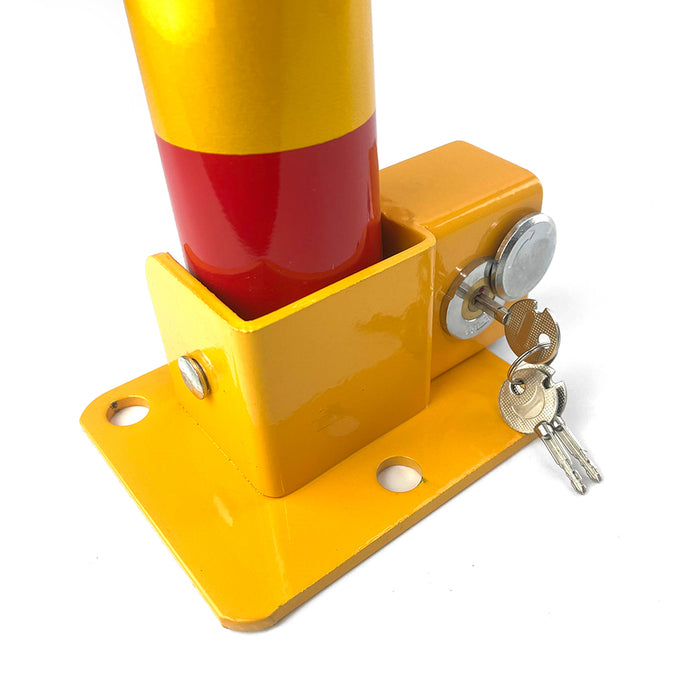 Locker Arch Parking Barrier Fold Down Vehicle Security Car Park Safety Lock AU STOCK