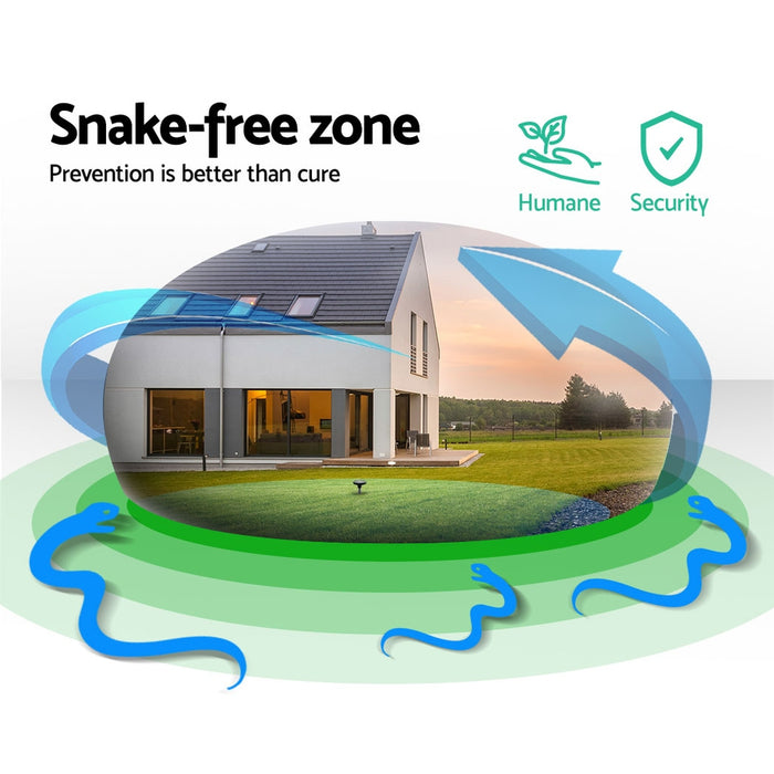 Gardeon 6 X Solar Snake Repeller Powered Snake Repellers Pest Control