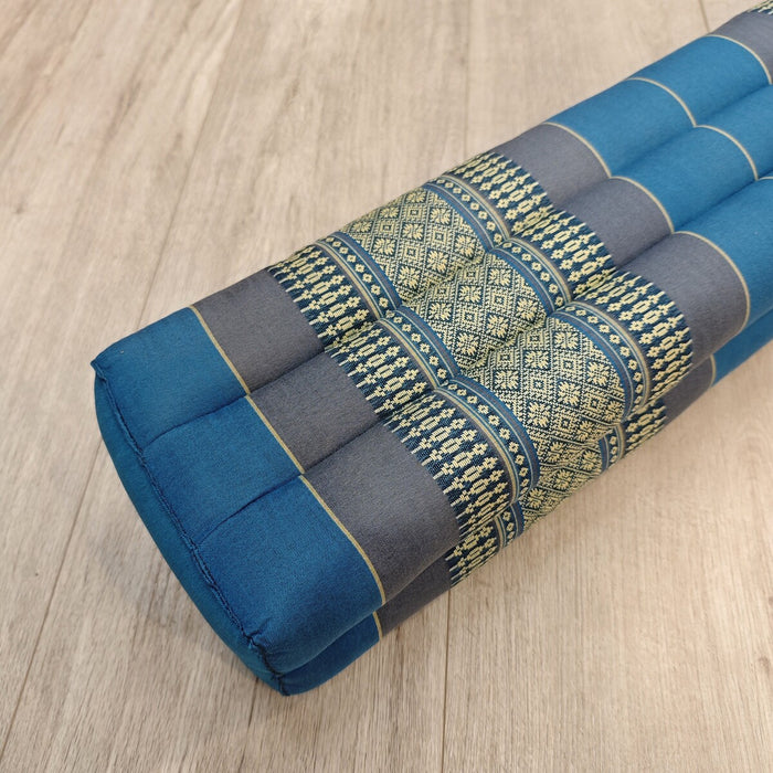 Thai 80cm Long Bolster Yoga Block/Prop 2 Colour 100% Natural Kapok Filled AUSTOCK