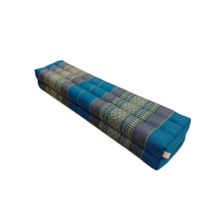 Thai 80cm Long Bolster Yoga Block/Prop 2 Colour 100% Natural Kapok Filled AUSTOCK
