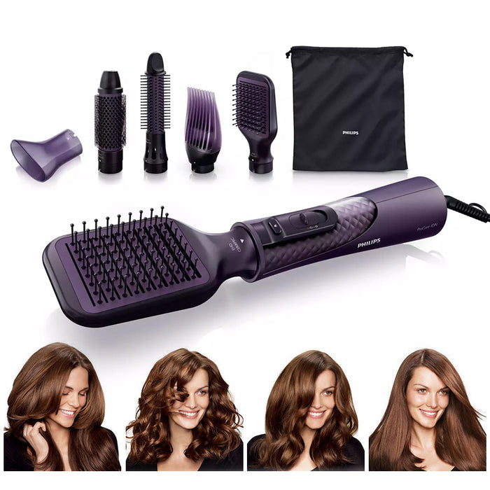 Philips Airstyler Ionic Care Hair Dryer With 5 Stylings Attachment HP8656 ProCare