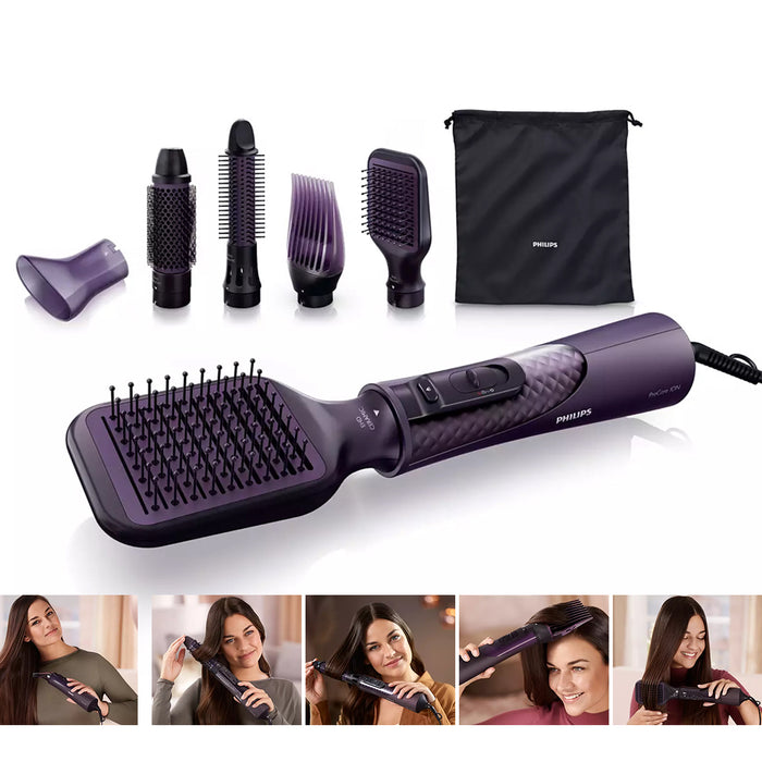 Philips Airstyler Ionic Care Hair Dryer With 5 Stylings Attachment HP8656 ProCare