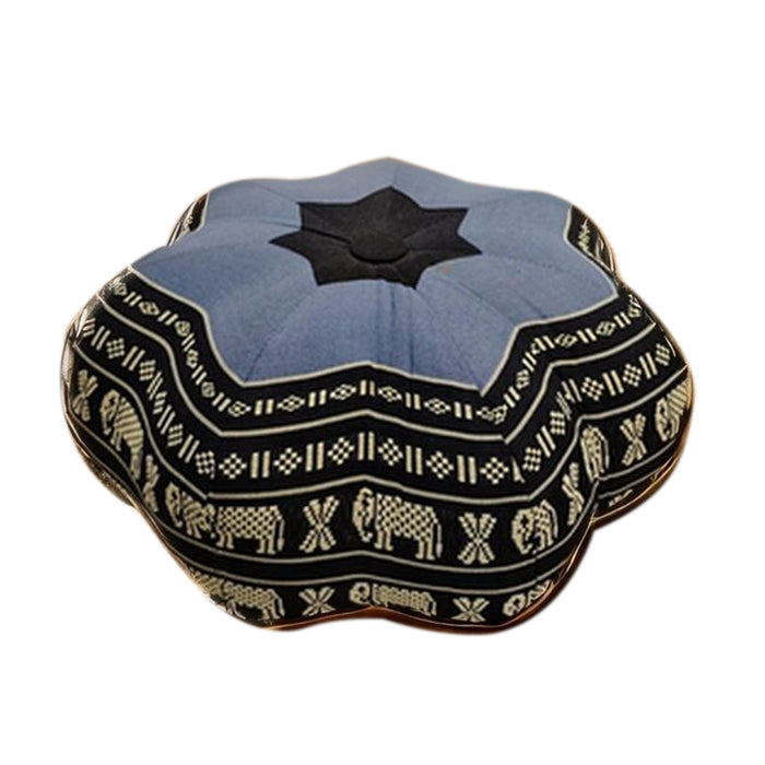 32x12 cm 7-Petal Pocket Ergo-Design Zafu Meditation Cushion 100% Organic Kapok Fiber