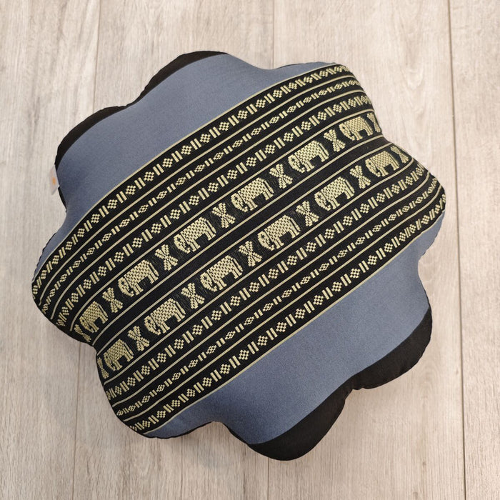 48x14 cm 8-Petal Ergo-Design Zafu Meditation Cushion 100% Organic Kapok Fiber