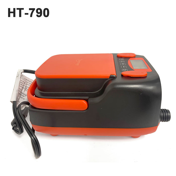 HT-790 16PSI High Pressure SUP Electric & Battery Powered Air Pump 12V DC Paddle Board Auto-Off