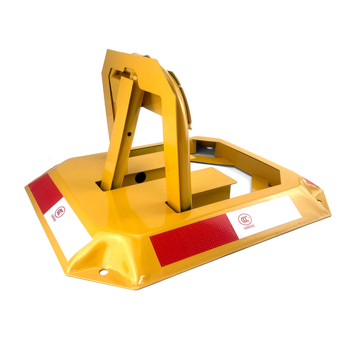 Rectangle Fold Down Vehicle Parking Lock - Heavy-Duty Safety Barrier locker Car Parking Lock Vehicle Security