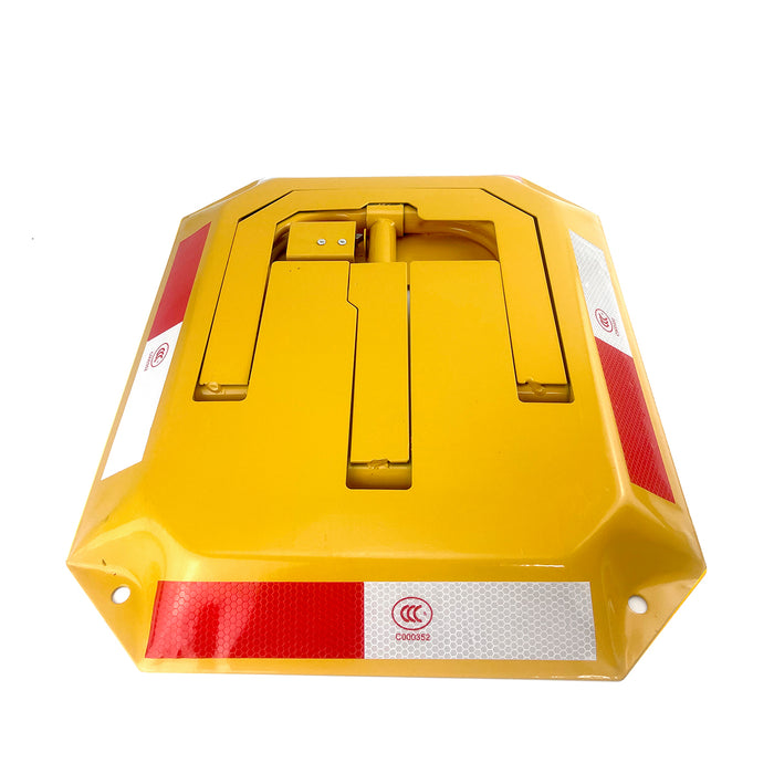 Rectangle Fold Down Vehicle Parking Lock - Heavy-Duty Safety Barrier locker Car Parking Lock Vehicle Security