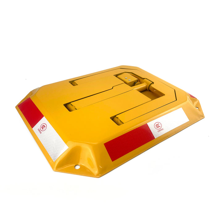 Rectangle Fold Down Vehicle Parking Lock - Heavy-Duty Safety Barrier locker Car Parking Lock Vehicle Security
