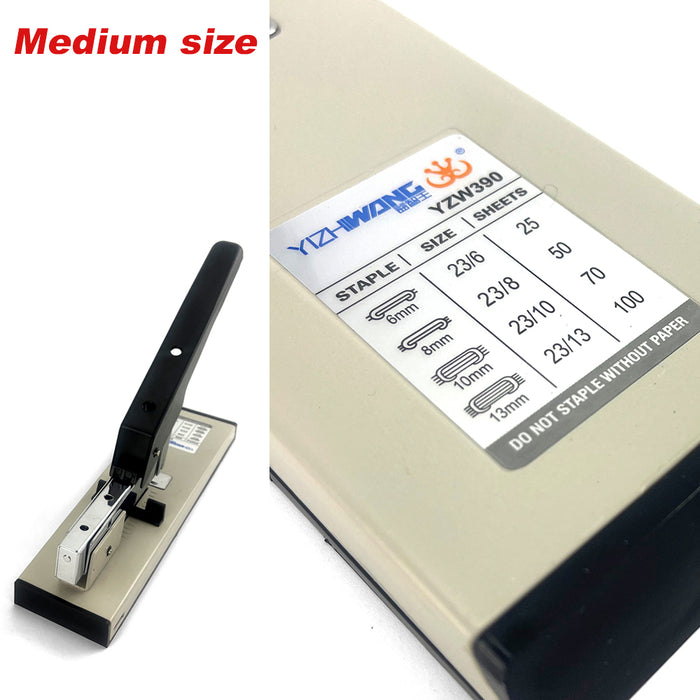 Medium Size Heavy Duty Stapler With Free 2000X23/8mm Staples Stationary Office