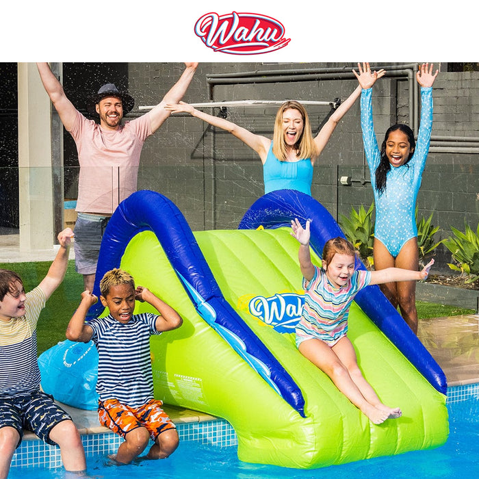 Wahu Inflatable Pool Water Slide Kids Play Centre Supa-Doopa Outdoor Water Fun AU STOCK