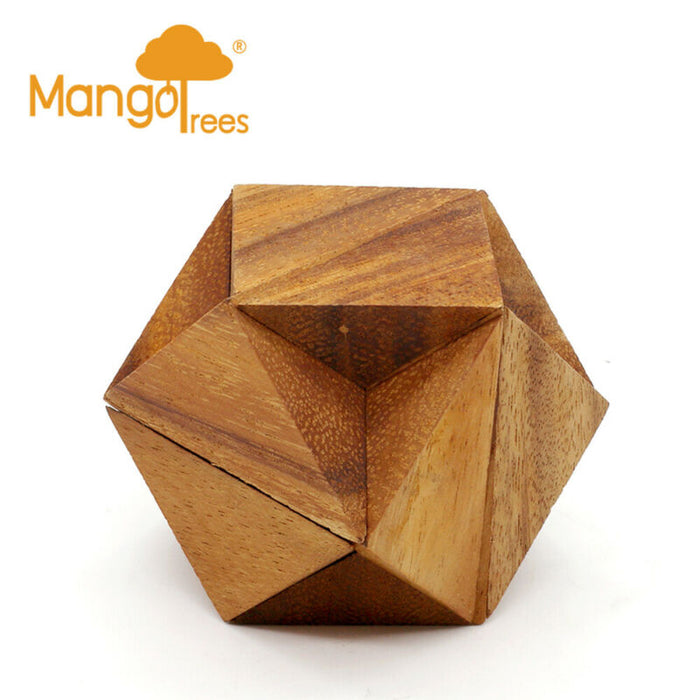 Wooden Puzzles Brain Teaser The Star War 3D Interlocking Puzzles Mango Trees