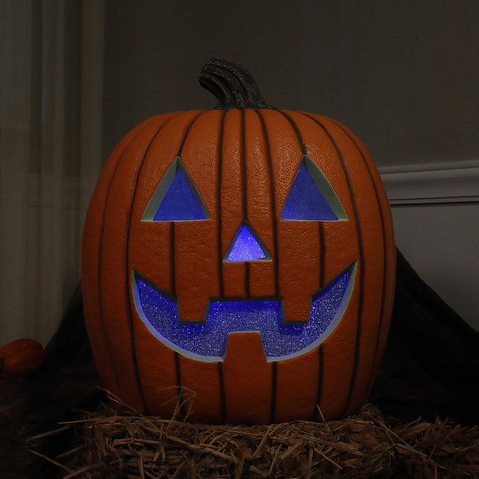 Halloween Pumpkin LED Strobe Light Flickering Flame Effect Or 7Color Changing