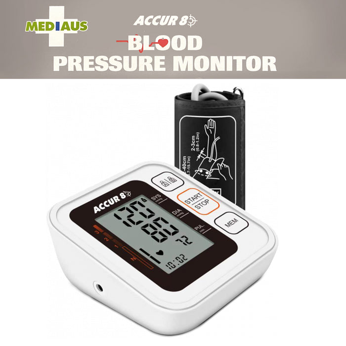 MEDIAUS ACCUR 8 Blood Pressure Monitor (Arm) Upper Arm Automatic 2 People