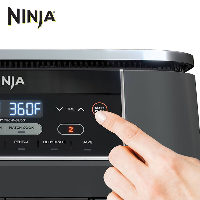Ninja Foodi AF300 Air Fryer 7.6 Litre 2 Draws Dual Zone Technology