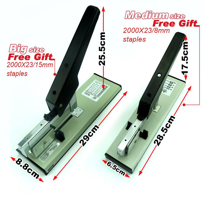 Medium Size Heavy Duty Stapler With Free 2000X23/8mm Staples Stationary Office