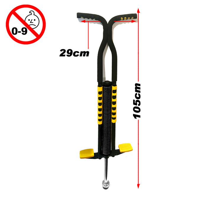 Yellow Double Pogo Stick Healthy Fun Exercise Double Stick For Kids Or Junior