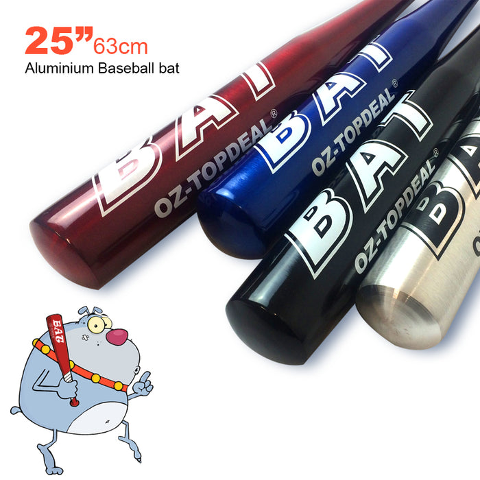 25"/63CM & 32"/81CM  Aluminium Baseball Bat Racket Softball Outdoor Sports Family Safety Exercise Sports Training