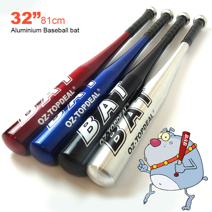 25"/63CM & 32"/81CM  Aluminium Baseball Bat Racket Softball Outdoor Sports Family Safety Exercise Sports Training