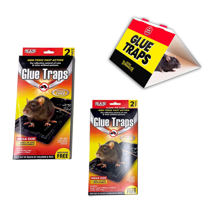 Mouse Rat Mice Sticky Traps Pad  Board Rodent Mouse Snare Catcher Board