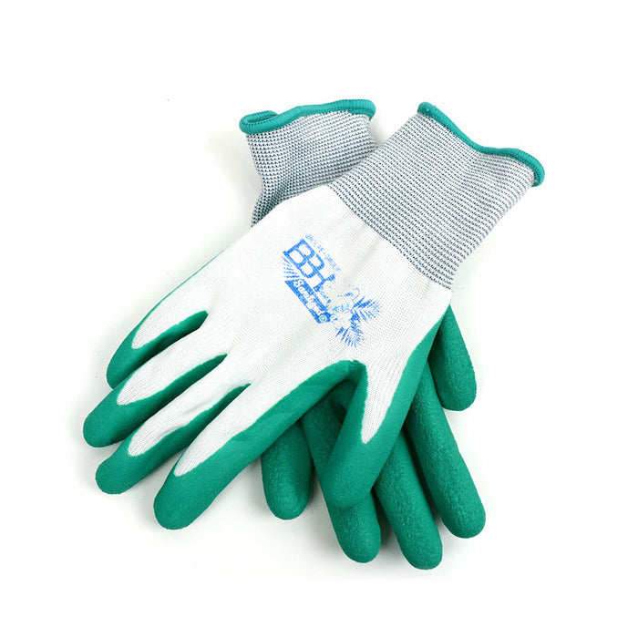10 Pairs BBH Gardening Garden Gloves Antimicrobial protection Latex Coating