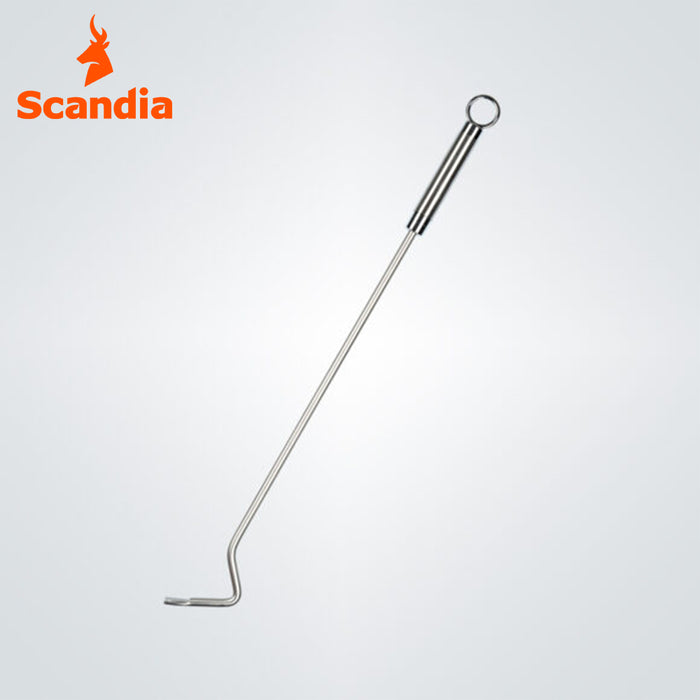 Scandia Alpine Firetool Set & Storage Stainless steel Poker Tongs Shovel Scraper