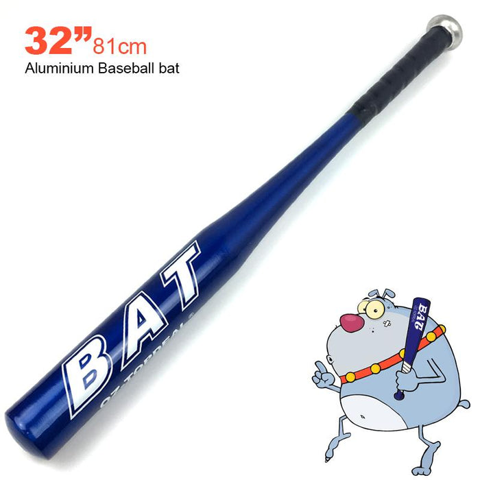 Blue 25"/63CM & 32"/81CM  Aluminium Baseball Bat Racket Softball Outdoor Sports Family Safety Exercise Sports Training