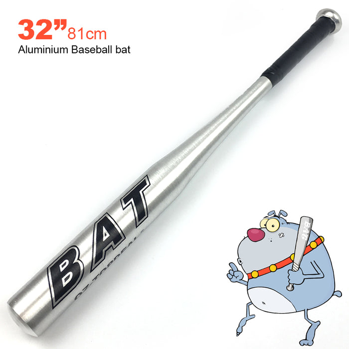 25"/63CM & 32"/81CM  Aluminium Baseball Bat Racket Softball Outdoor Sports Family Safety Exercise Sports Training