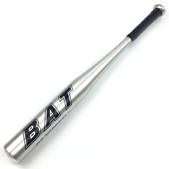 Silver 25"/63CM & 32"/81CM  Aluminium Baseball Bat Racket Softball Outdoor Sports Family Safety Exercise Sports Training