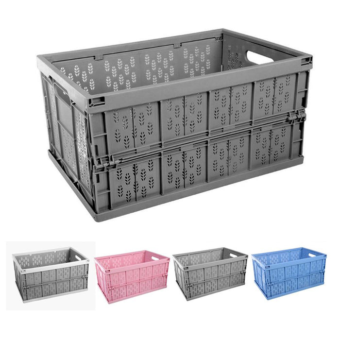 32L Archive Instacrate Collapsible Box Folding Container Crate Car Storage