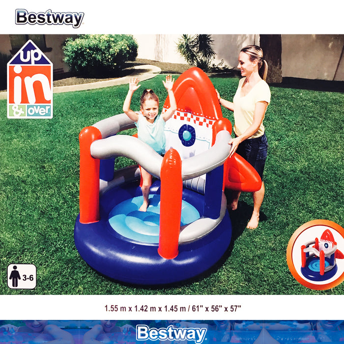 Bounce Jumping House Jumper Rocket Inflatable UP IN & OVER Bestway Trampoline