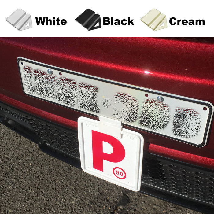 For Car P/L Plate （Plate Not Include）Black Or White Or CreamClip It On Plate Clips