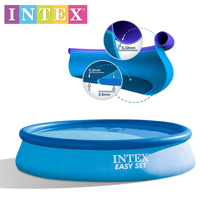 Intex 12ft x 30in Inflatable swimming Pool With Pump & Filter 366cm x 76cm