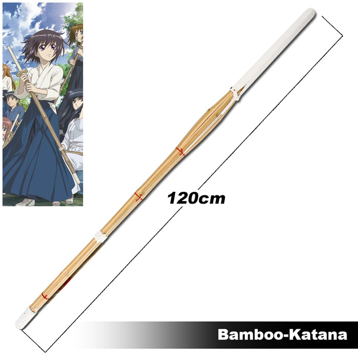 120cm Japanese Kendo Shinai Bamboo Practice Training Stick Sword Bushido Katana