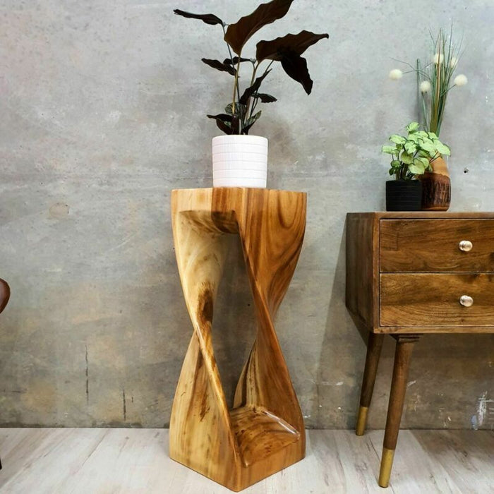 Vanished Plant Raintree Table 76cm Corner Indoor Stand Wood Table Side Light