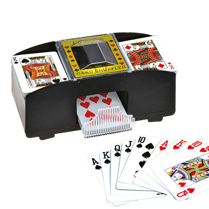 Automatic Poker Card Shuffler Shuffling Machine Battery Operated Game Playing