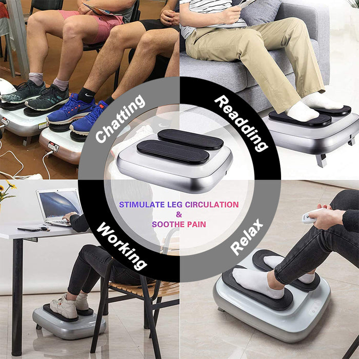 FORCE Portable Electric Circulation Leg Trainer Exerciser Machine With Remote Control