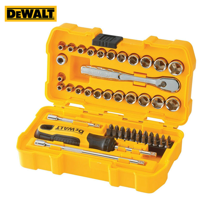 DeWALT 1/4" Drive 50 Piece Mechanics DWMT81610 Tool Set Kit Socket Set