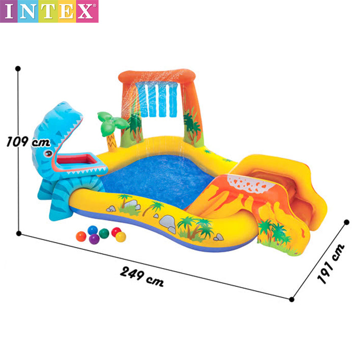INTEX Inflatable Pool Slide Water Fun Play Centre Dinosaur