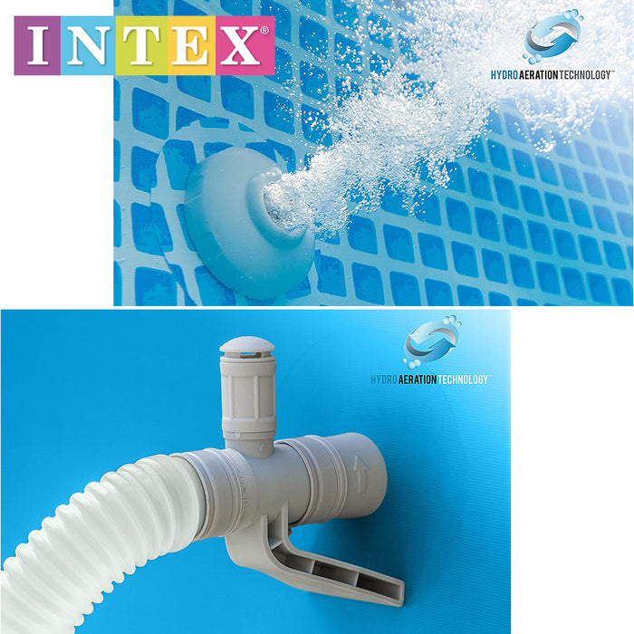 Intex 12ft x 30in Inflatable swimming Pool With Pump & Filter 366cm x 76cm