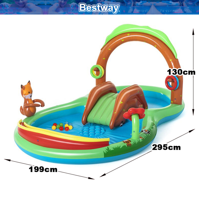 Bestway Swimming Pool Friendly Woods Play Pools Center Inflatable Kids