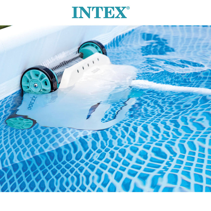 Intex Deluxe Auto Swimming Pool Floor And Wall Cleaner For Above Ground Pools Only ZX300