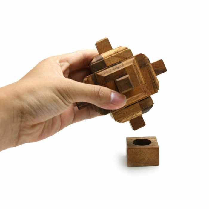 Wooden Puzzles Brain Teaser The Satellite Puzzle 3D Logic Puzzle Mango Trees