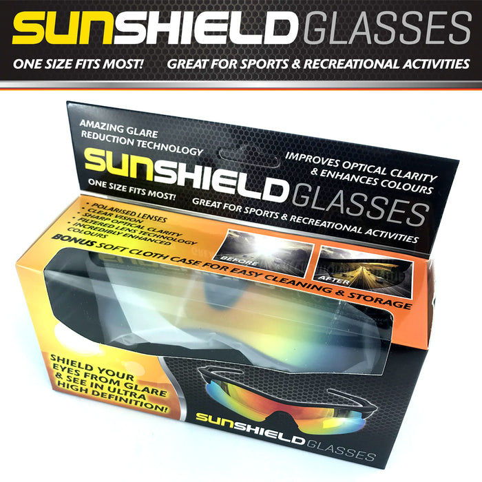 Sun Shield Tac Glasses Standard Compliant UV Protection Polarised