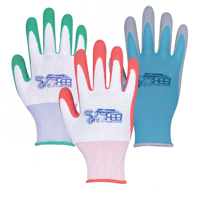 10 Pairs BBH Gardening Garden Gloves Antimicrobial protection Latex Coating