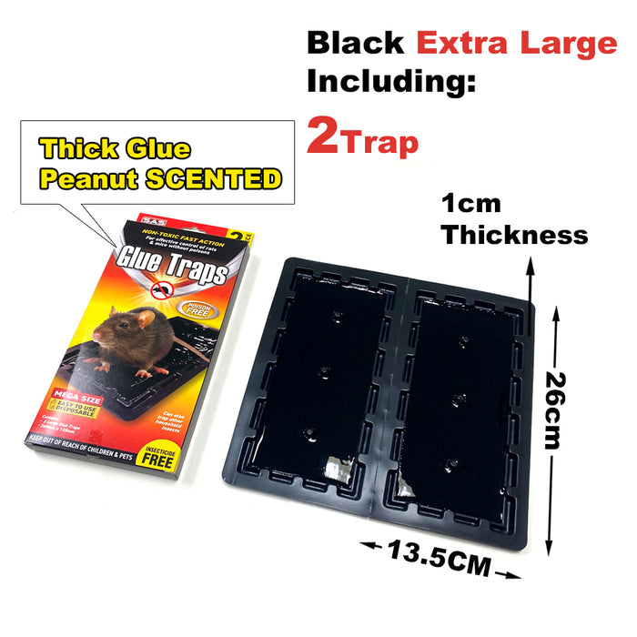 4 Rat Trap Snare Mouse Glue Traps Mice Rodent Super Sticky Boards Catc —  AllTopBargains