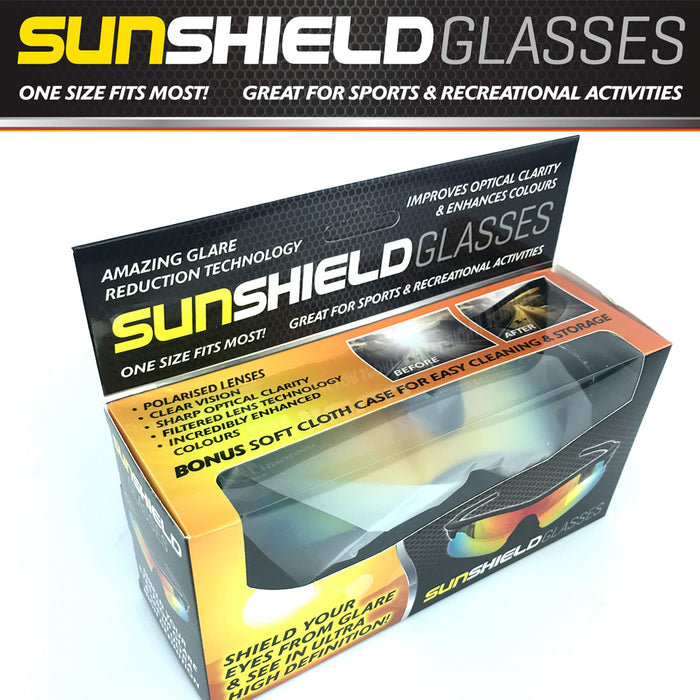 Sun Shield Tac Glasses Standard Compliant UV Protection Polarised