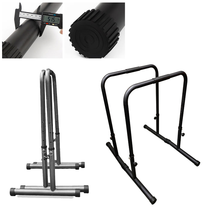 POWER Dip Bar Adjustable Height 77-89cm Strength Training Stand Station 2Colors